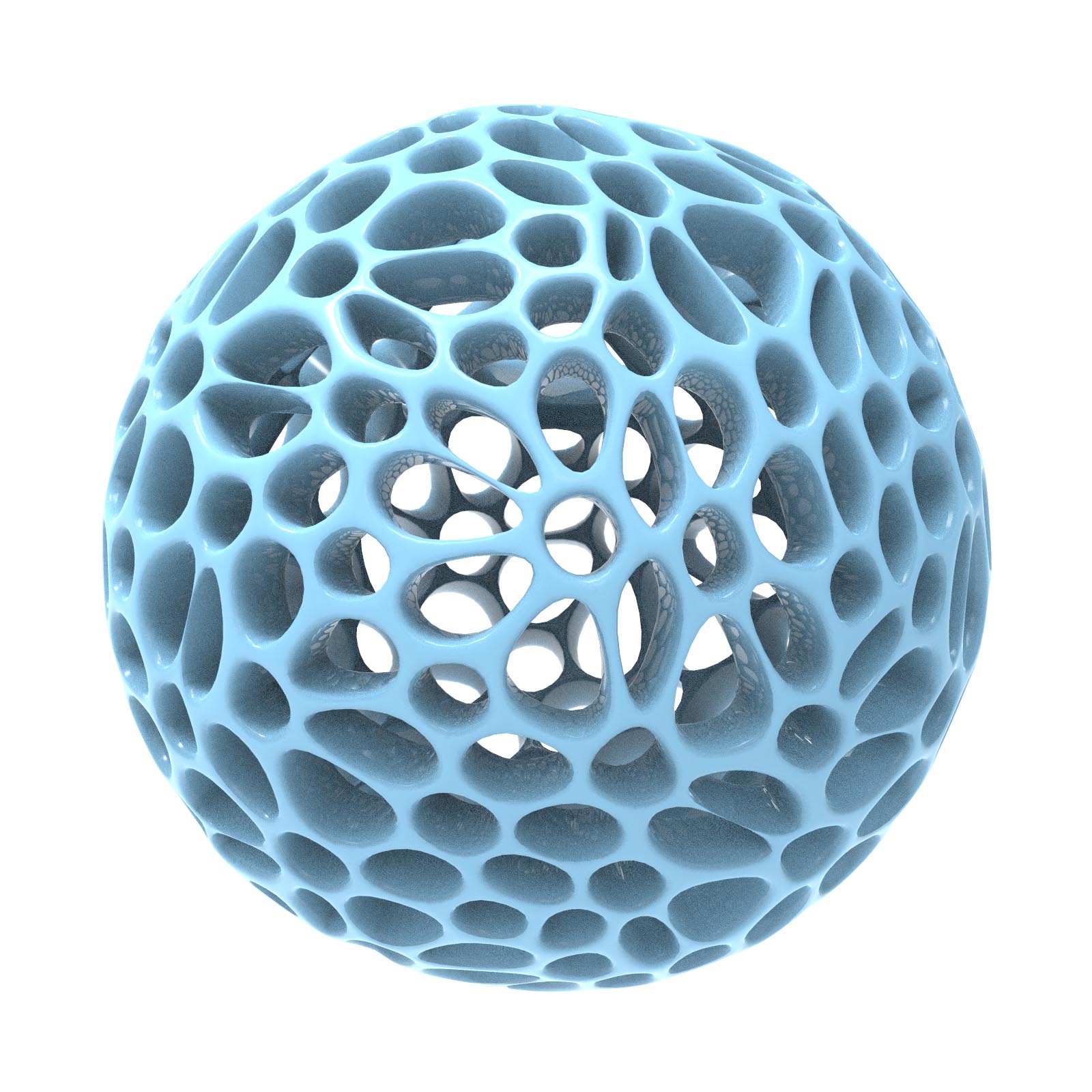 单层多孔空心球3 – 思斐迩3D科学模型素材库
